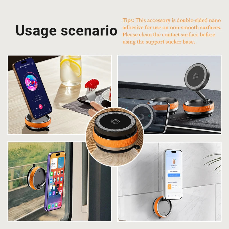 Magnetic Wireless Car Mount — MagSafe Compatible
